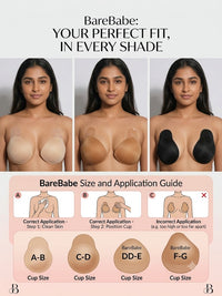 Breast Cups & Reusable Nipple Covers - Combo