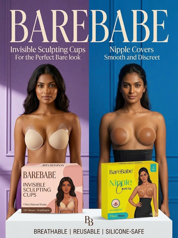Breast Cups & Reusable Nipple Covers - Combo