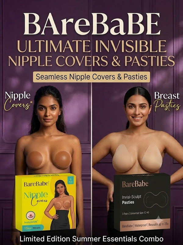Breast Pasties & Reusable Nipple Covers - Combo