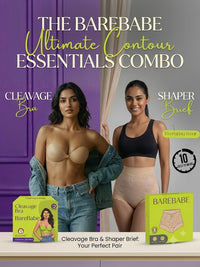 Cleavage Bra & Shaper Brief - Combo