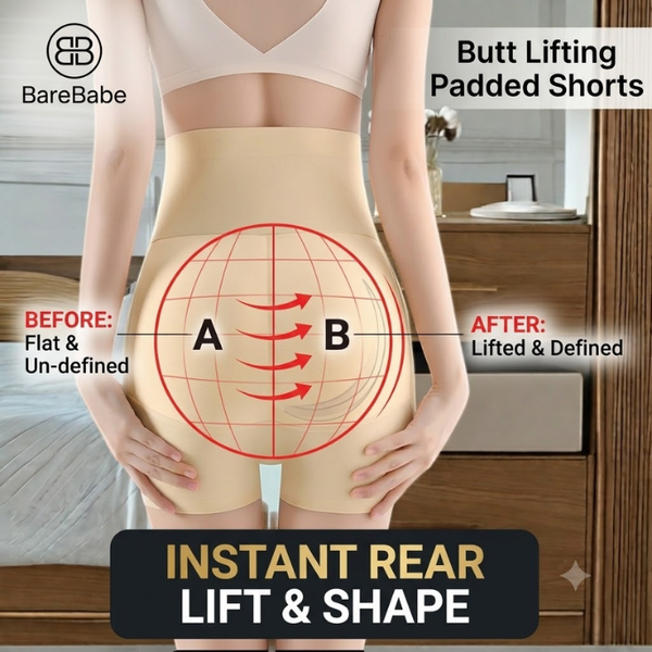 Hip Enhancer and Butt Lifter Padded Shorts