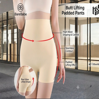 Hip Enhancer and Butt Lifter Padded Shorts