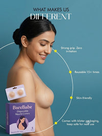 Breast Cups & Reusable Nipple Covers - Combo